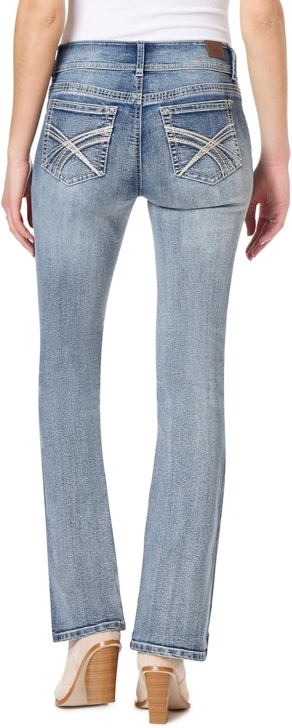 WallFlower Damen Luscious Curvy Bootcut Mid-Rise Insta Stretch Juniors (Standard und Plus) Jeans 44