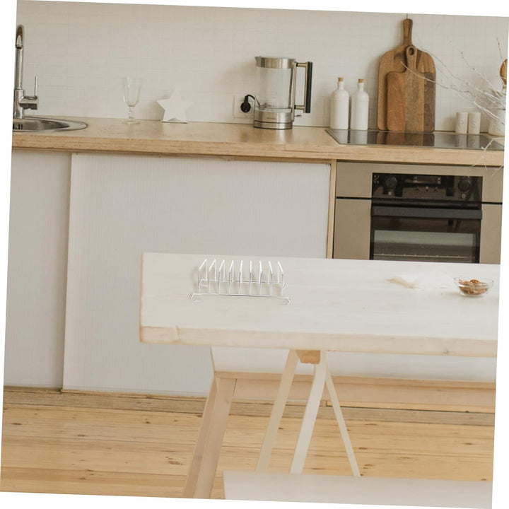 2 Stück Airfryer Zubehör aus Edelstahl Verschleissfestes und Glattes Backgestell für Toastbrot zum B