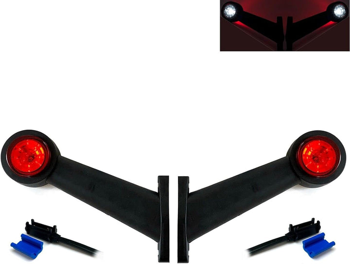 Anhängerbeleuchtung LED Rückleuchten LED Umrissleuchten 13 polig Kabel 7 m Set