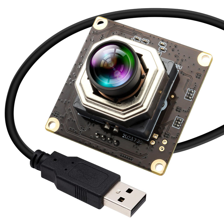 ELP USB Kameramodul 4K Autofokuskamera 1080P@120fps Hochgeschwindigkeitskamera 12MP Weitwinkel Keine