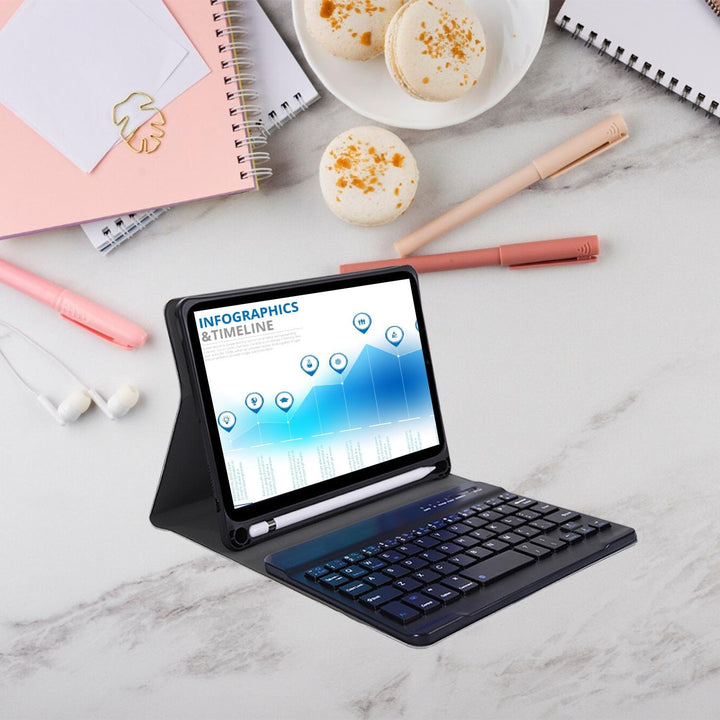 Tastatur hülle für iPad mini A17 Pro/mini6 8.3",Schwarz | cover mit Tastatur magnetische abnehmbare