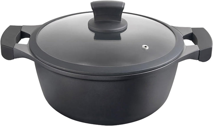 METALTEX Kochtopf, hoch, 28 cm CACEROLA ALTA XPERT 28CM, Detailed in The Description, Schwarz, 28 cm