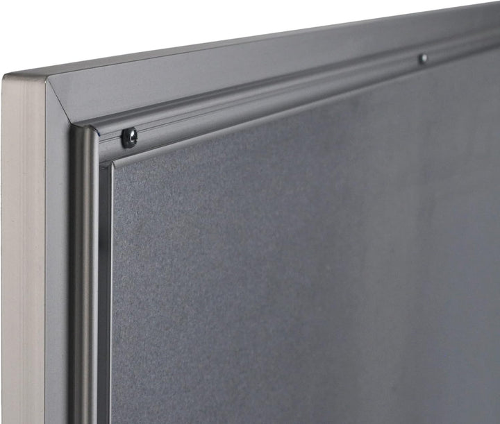 Desq Wochenplaner | Magnethaftend | Ultradünner Aluminiumrahmen | 45 x 60 cm, Weiss, 4320 45x60, 45x