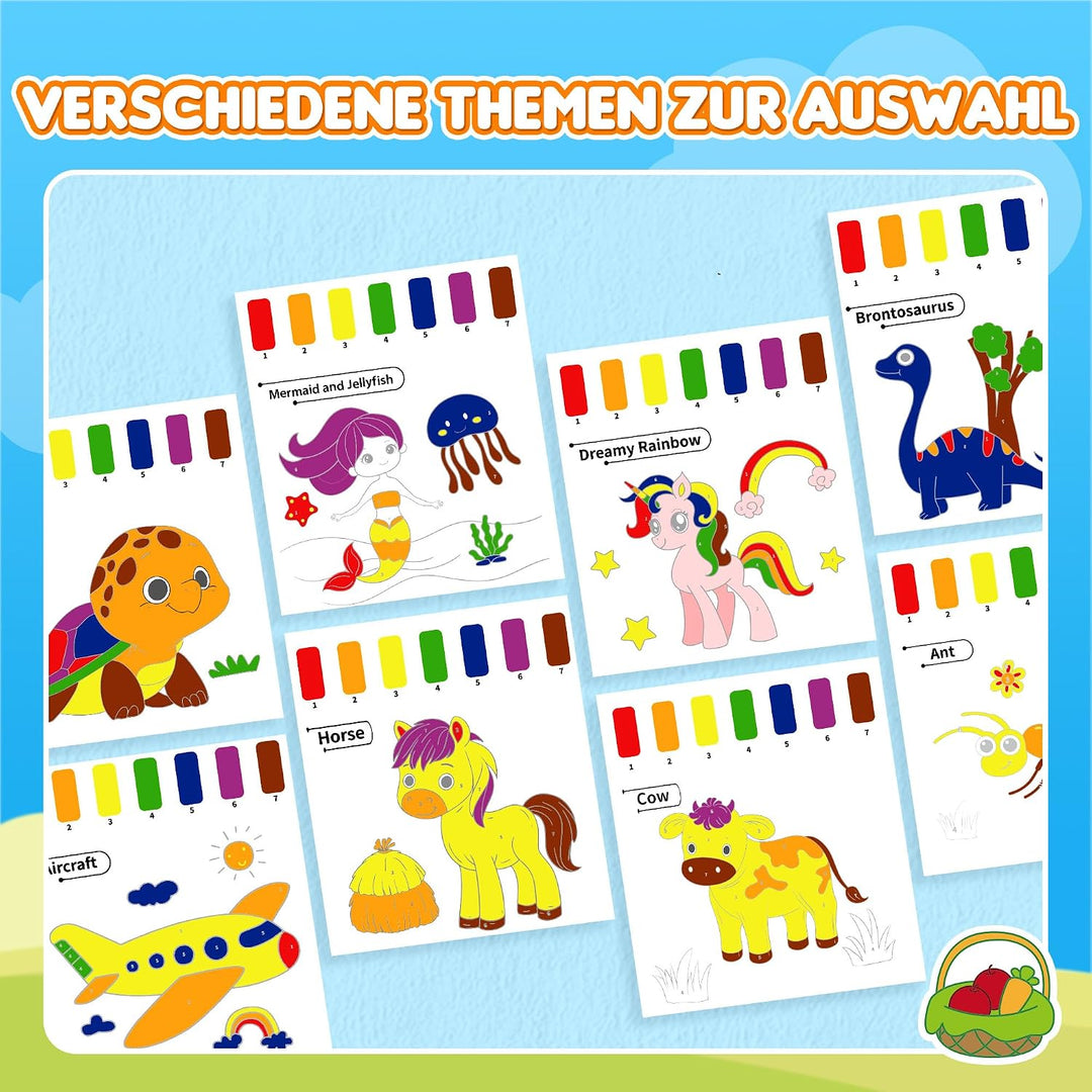 YPLUS Malen mit Wasserbüchern für Kleinkinder, Aquarell-Malpapier für Kinder, Kunsthandwerk Geschenk