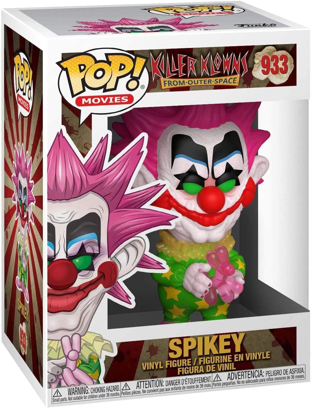 Funko Pop! Movies: Killer Klowns from Outer Space-Spike - Vinyl-Sammelfigur - Geschenkidee - Offizie