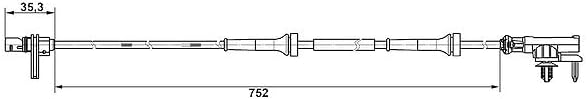 Metzger 0900452 Original Ersatzteil Sensor, Raddrehzahl