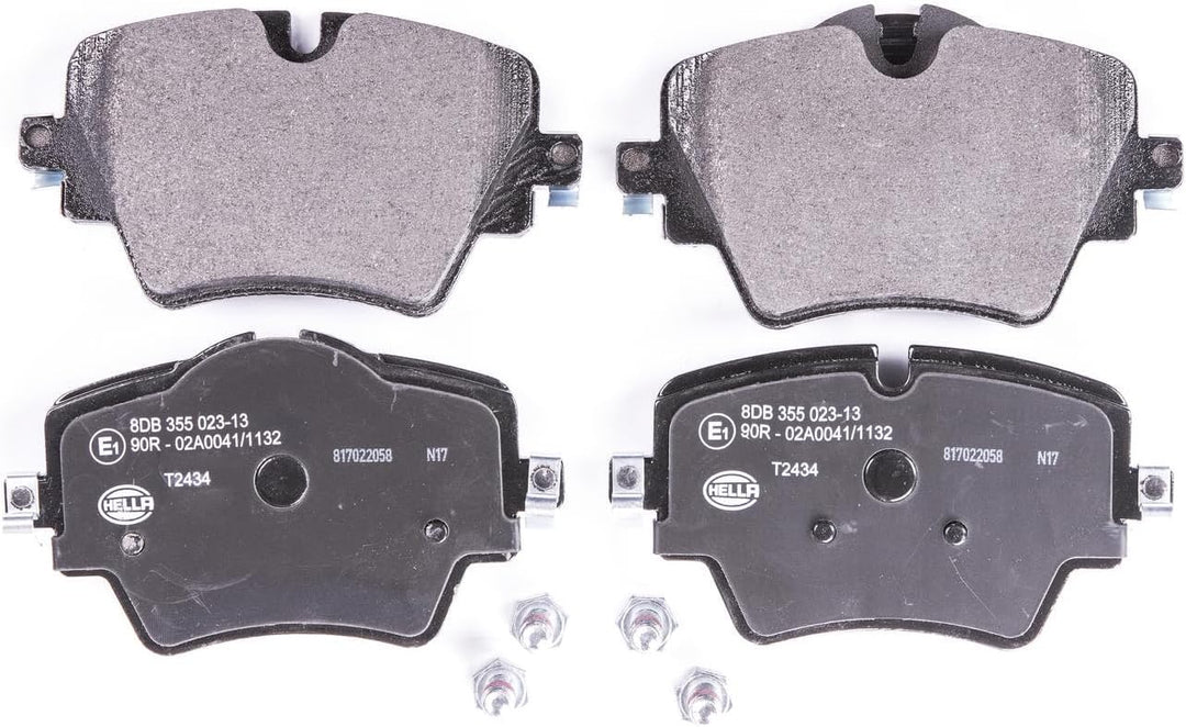 HELLA PAGID 8DB 355 023-131 Bremsbelagsatz - T2434 - Dicke/Stärke: 18.6mm - Bremssystem: Lucas - für