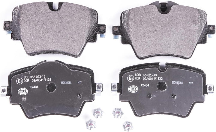 HELLA PAGID 8DB 355 023-131 Bremsbelagsatz - T2434 - Dicke/Stärke: 18.6mm - Bremssystem: Lucas - für