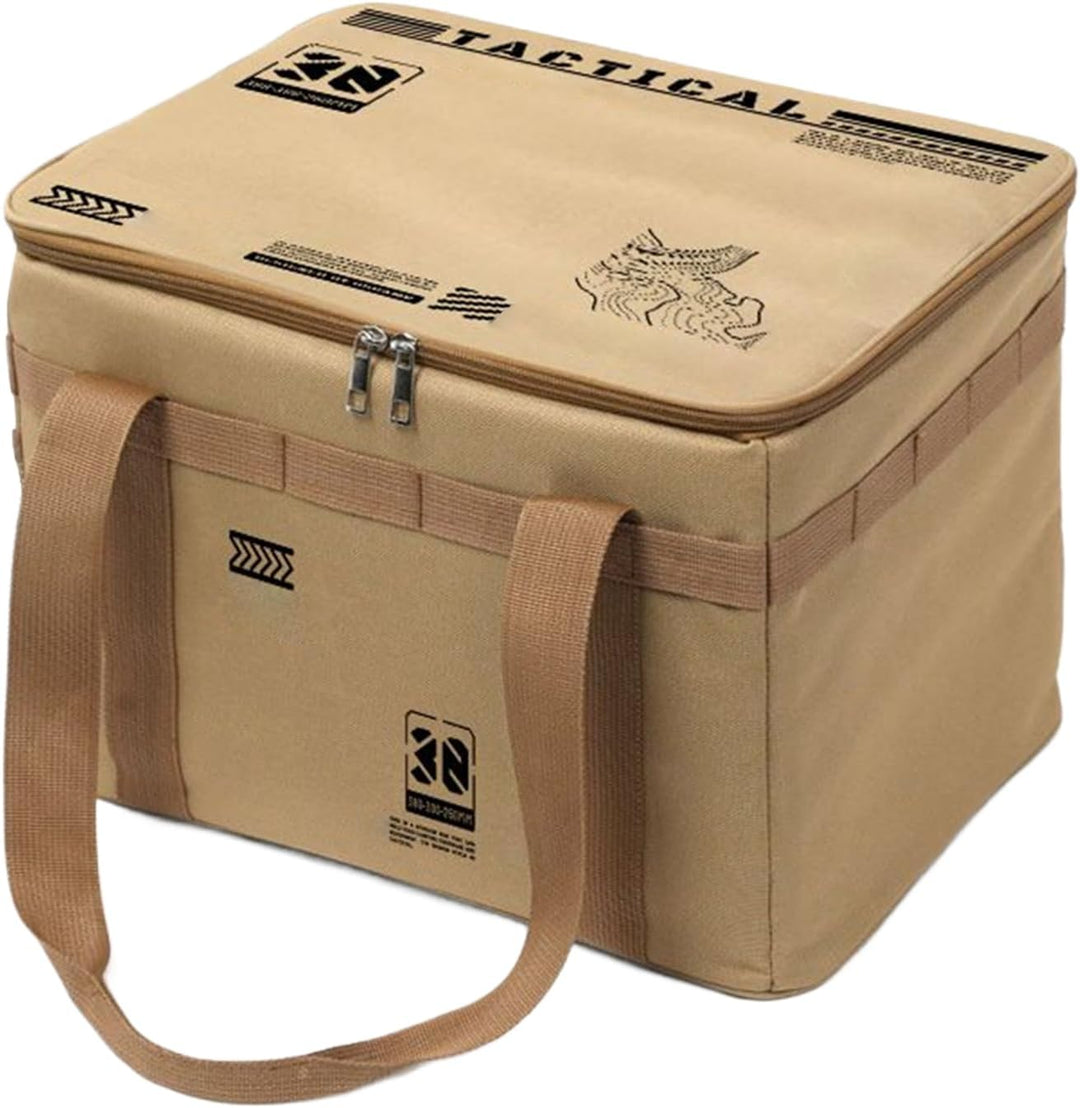 Camping Storage Bag, 30L Waterproof Duffel Organizer, Portable Carry Bag with Ergonomic Handle, for