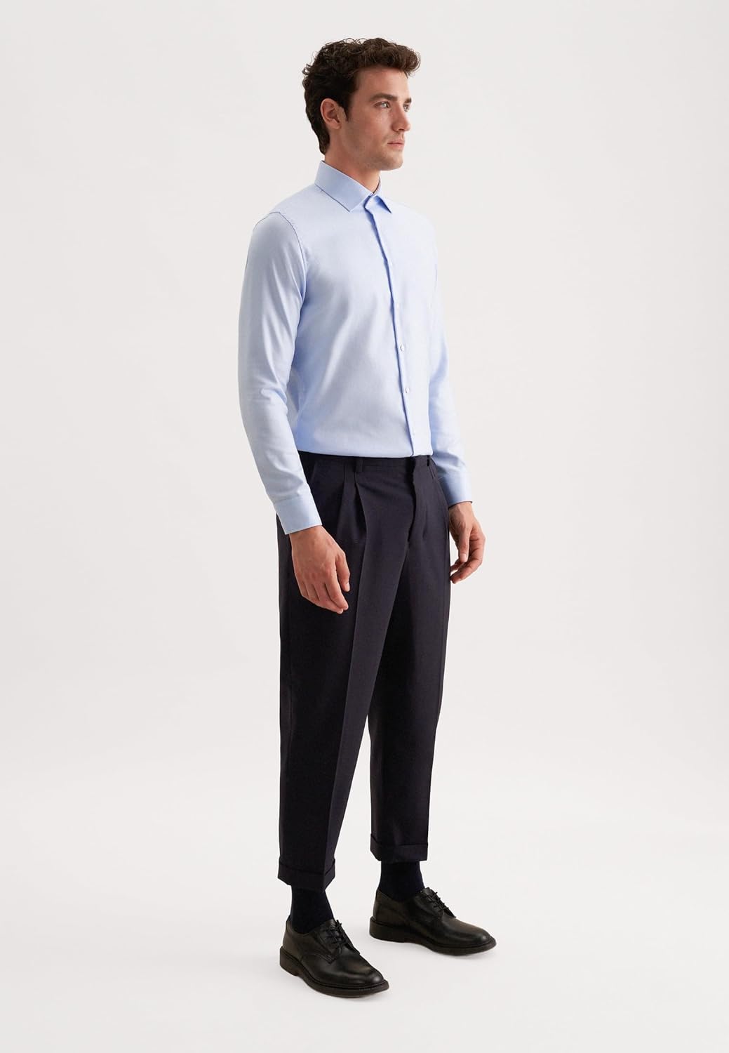 Seidensticker Herren Men Shaped Longsleeve Cotton Businesshemd 37 Blau(253690), 37 Blau(253690)