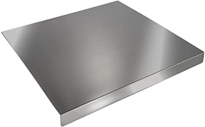 Edelstahl Schneidebrett 304 mit Edelstahlschaber, 30 x 40 cm, Hygienisch