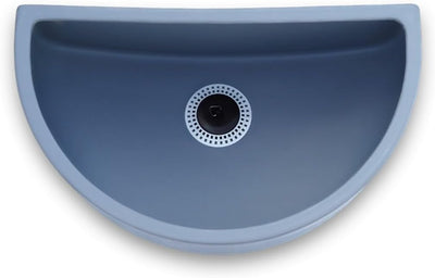 Varile Premium-Set Waschbecken aus Kunststoff für Garten & Keller inkl. Abflusssieb-Haarsieb aus Kun