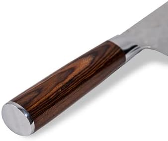 Souped Up Recipes 3er-Set Damaszener Küchenmesser (Kochmesser, Hackmesser, Schälmesser)