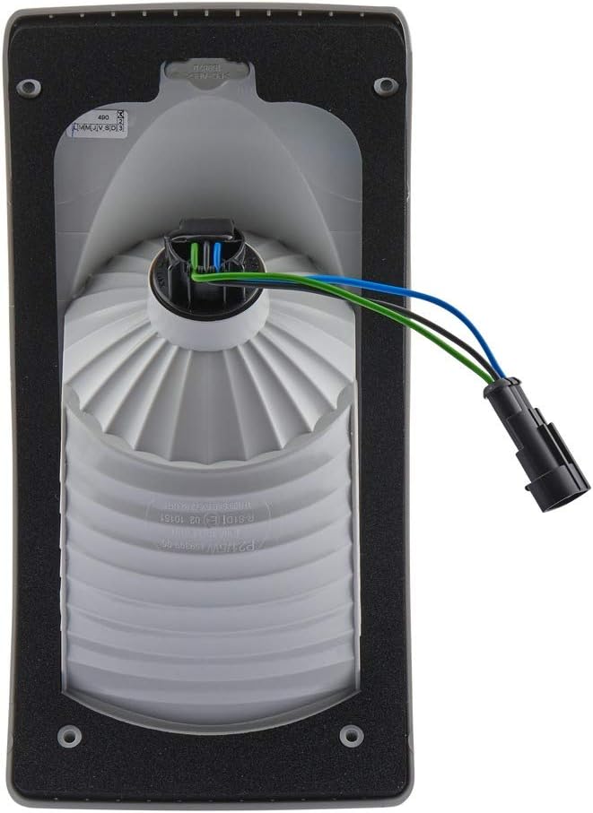 HELLA - Heckleuchte - Glühlampe - 12V - Einbau/Schraubanschluss - Lichtscheibenfarbe: rot - Stecker: