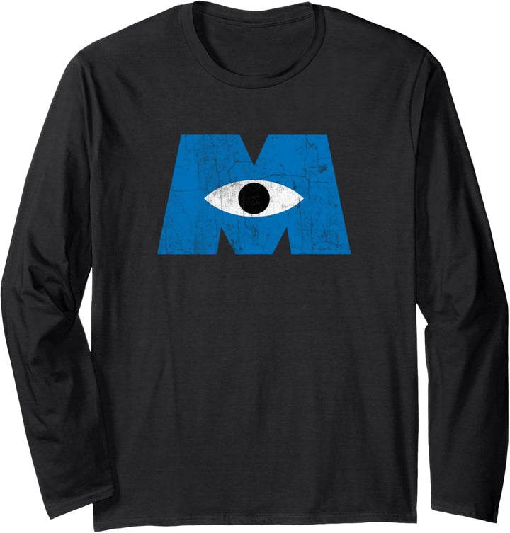 Disney Pixar Monsters Inc. Eye Logo Langarmshirt
