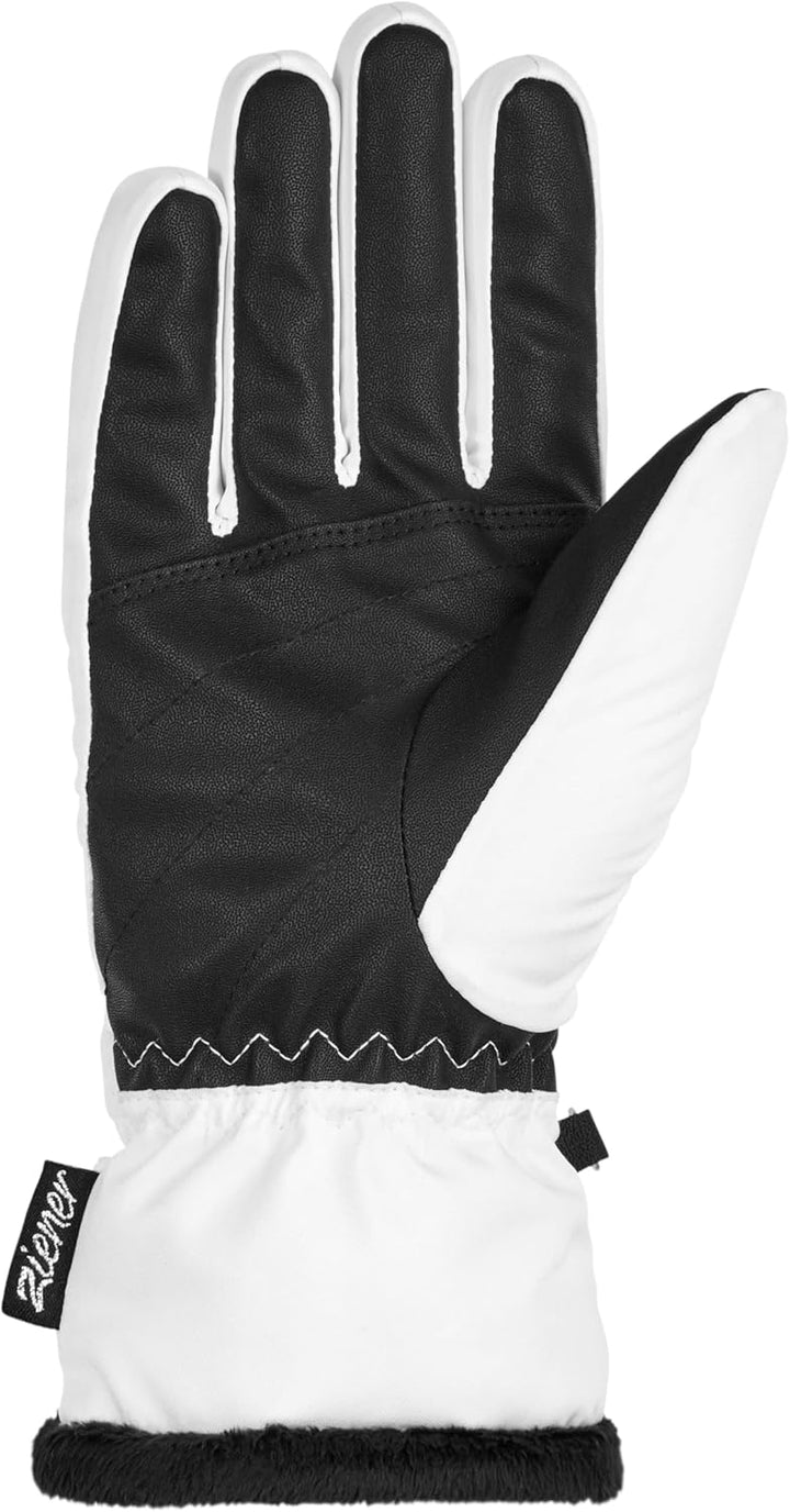 Ziener Damen Kahli Ski-Handschuhe/Wintersport | Primaloft, Plüschfutter 8.5 Weiss, 8.5 Weiss
