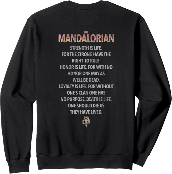 Star Wars: The Mandalorian- Buddies Circle vorne und hinten Sweatshirt