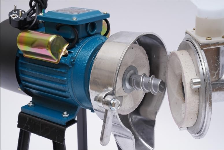 2200W Malzmühle Maismühle Elektrisch Getreidemühle Gewürze Mühlen zum Nass- und Trockenschleifen Mul