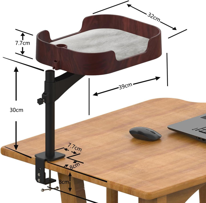Bürotisch Katzenbett - Adjustable Katzenliege mit Clip-Montage für Schreibtisch, Komfortable Katzenn
