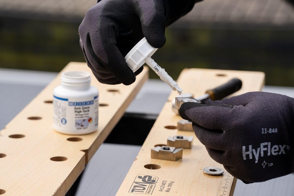 WEICON Anti-Seize High-Tech Montagepaste 1 kg Schutz gegen Korrosion, Verschleiss und Festfressen |