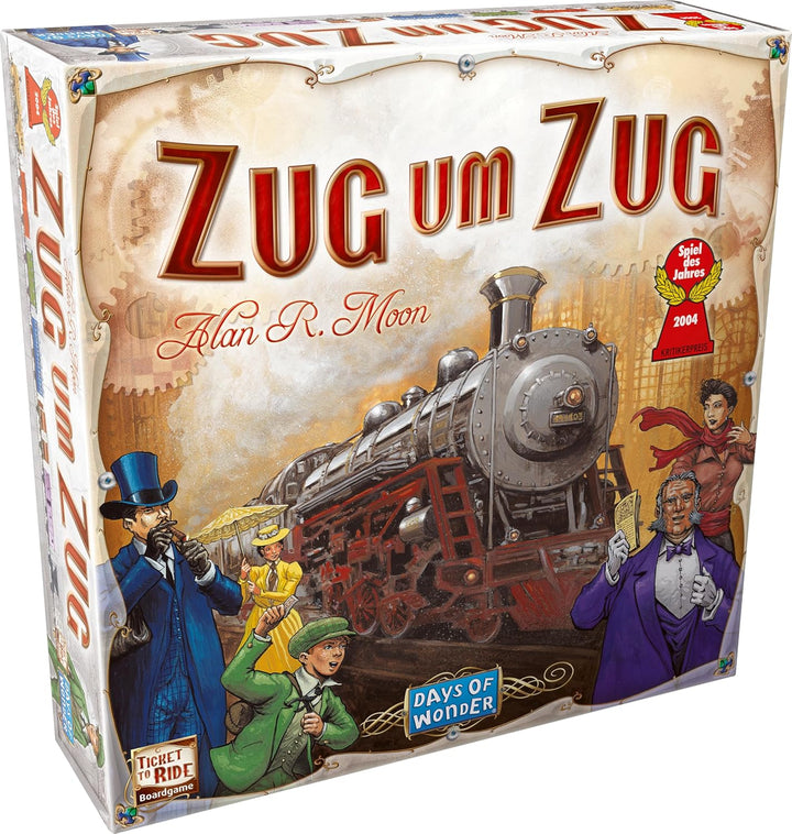 Asmodee | UNBOX NOW | Days of Wonder | Zug um Zug | Grundspiel | Familienspiel | Spiel des Jahres 20