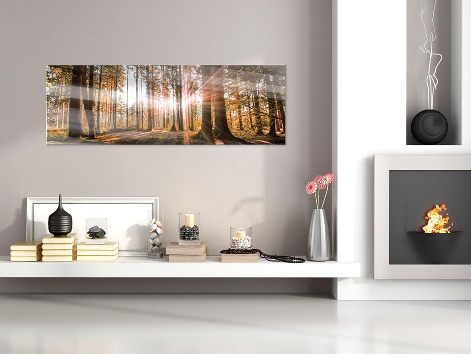 murando Acrylglasbild Landschaft 120x40 cm 1 Teile Wandbild auf Acryl Glas Bilder Kunstdruck Moderne