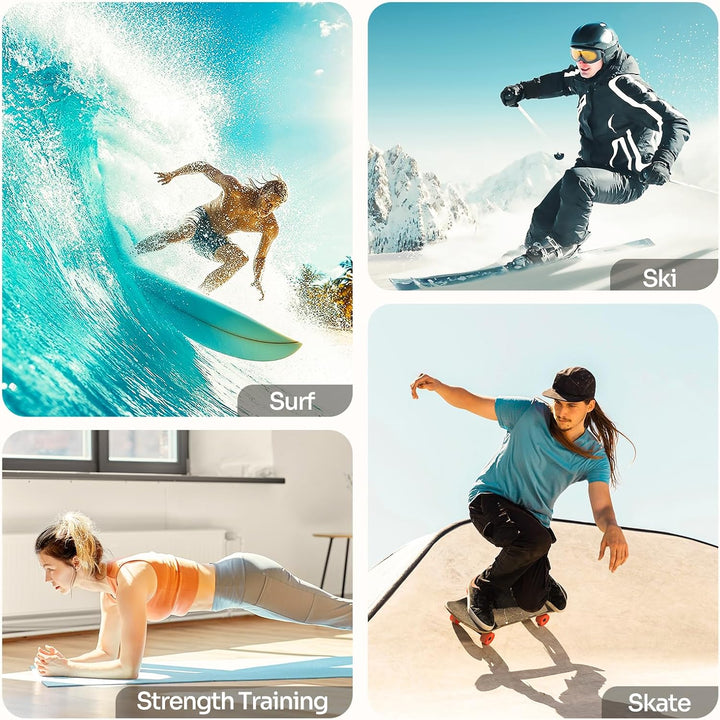 Balance Board Holz, Sportneer Indoorboard Skateboard, Indoor Surfboard Trickboard und Gleichgewichts