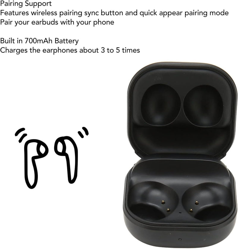 Dpofirs Kabelloser Ersatz Earbuds Ladekoffer für Samsung Galaxy Buds 2, Ersatz des Ladekoffers für S