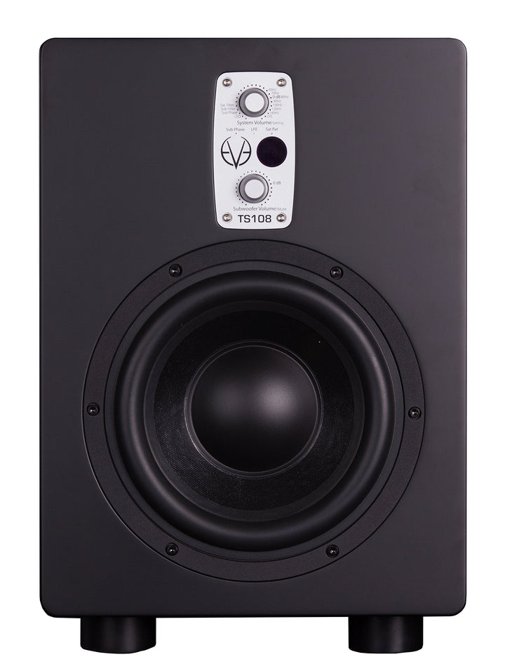 Eve Audio TS108 Active subwoofer 150W Schwarz - Subwoofer (150 W, Aktiver Subwoofer, 33-300 Hz, 105