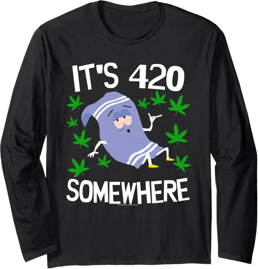 South Park South Park Towlie Its 420 Somewhere Langarmshirt