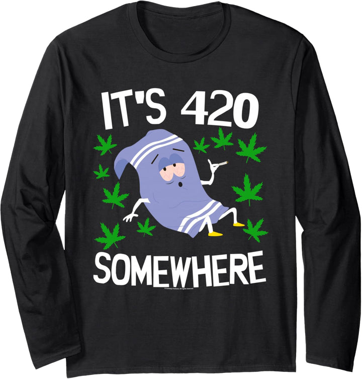 South Park South Park Towlie Its 420 Somewhere Langarmshirt
