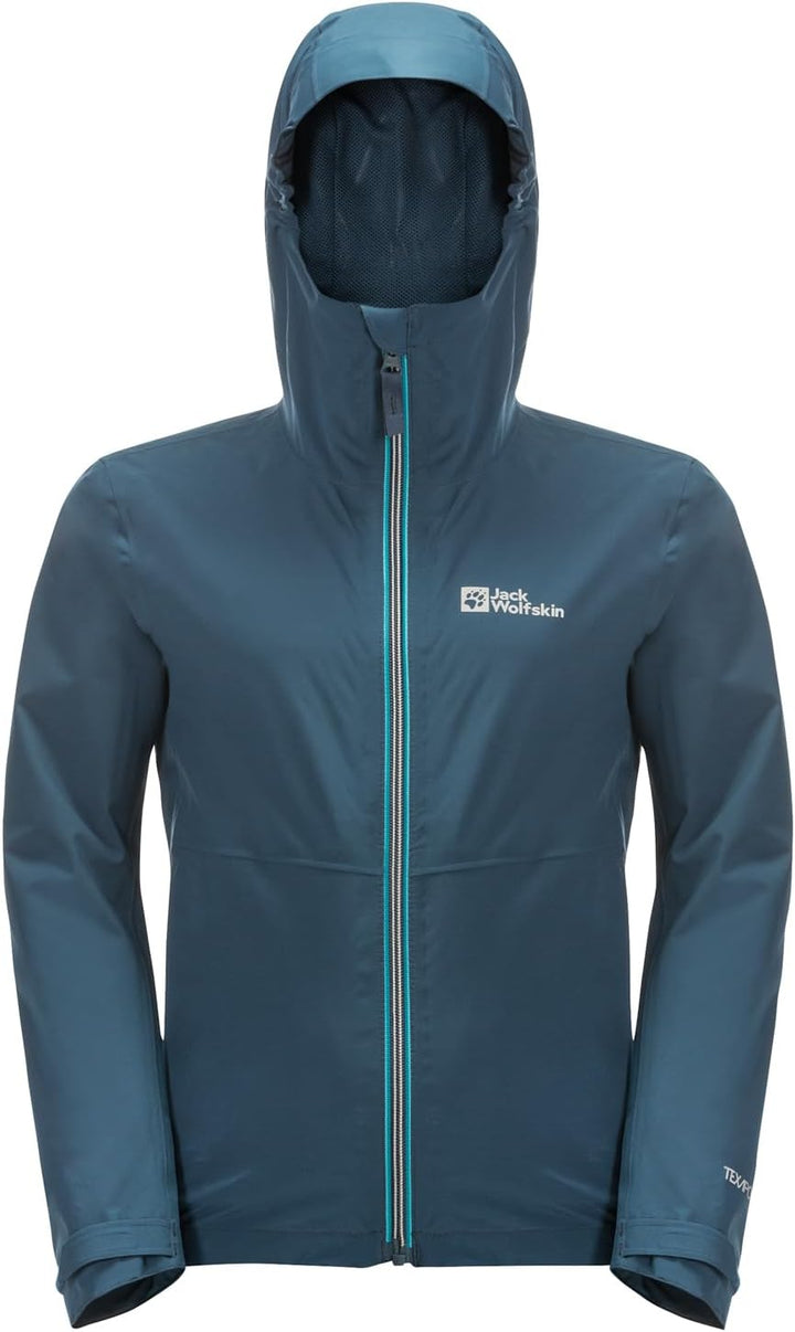 Jack Wolfskin Unisex Jwp Shell K Regenjacke 104 dark sea, 104 dark sea