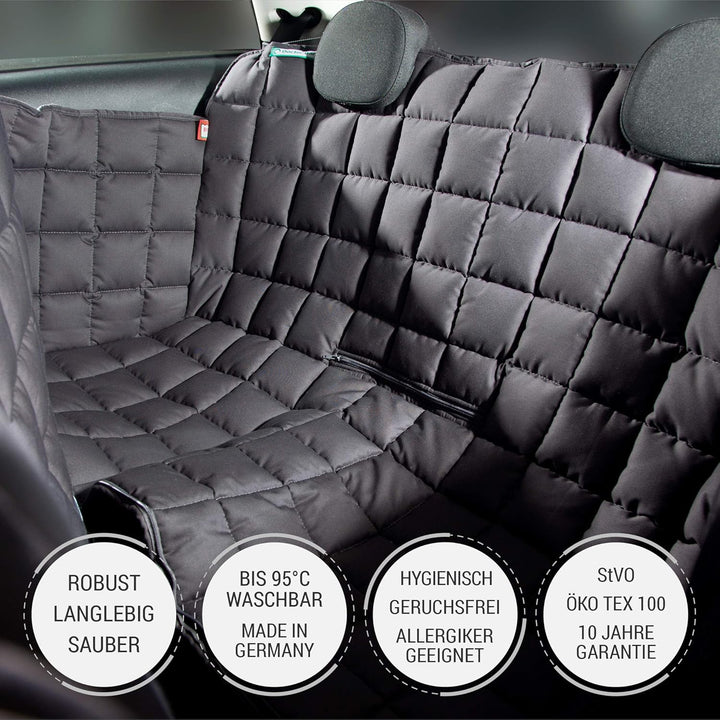 Doctor Bark gepolsterte Cabrio Autoschondecke mit All-Side Schutz für die Rückbank aus Baumwoll-Misc