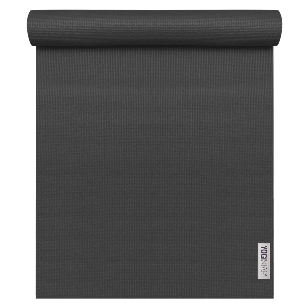Yogistar Yogamatte Basic - rutschfest - 23 Farben Zen Black