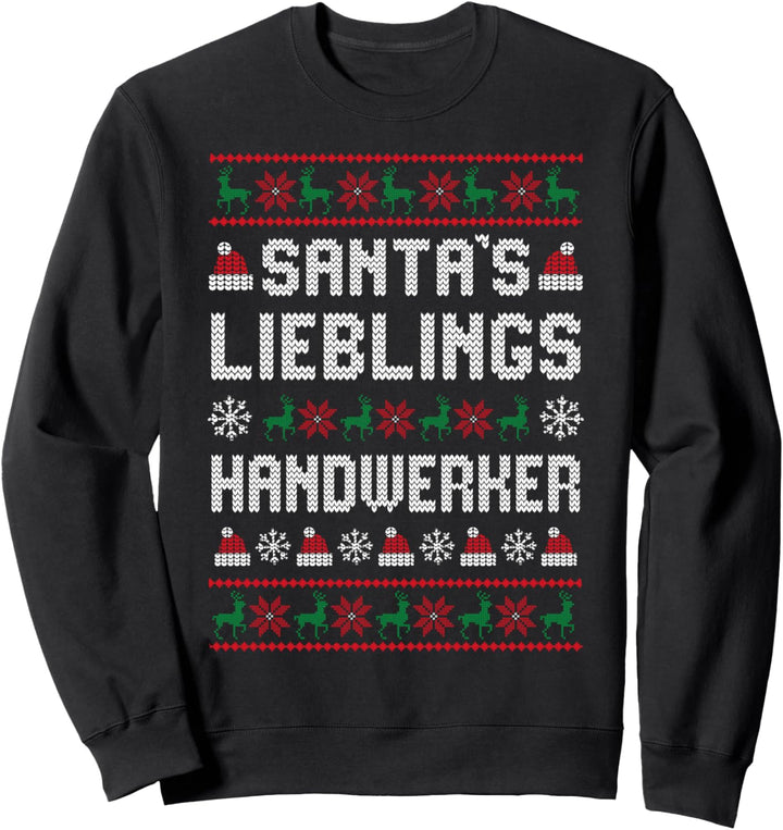 Handwerker Ugly Christmas Heimwerker Sweatshirt