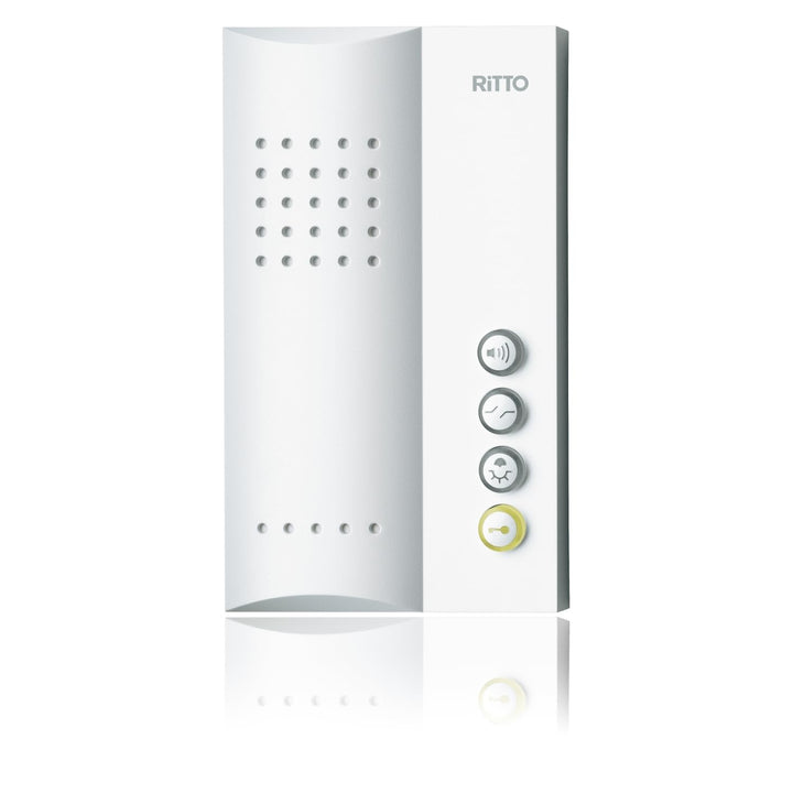 Schneider Electric Ritto Kompakt-Sprechstelle Gegensprechanlage, Weiss, Artikelnummer 1713270 Weiss,