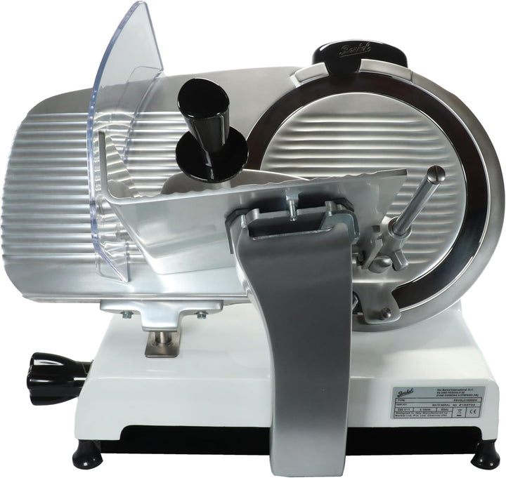 Berkel Red Line 300 Aufschnittmaschine rot - Schneidemaschine für die Küche inkl. handgefertigtes Ei