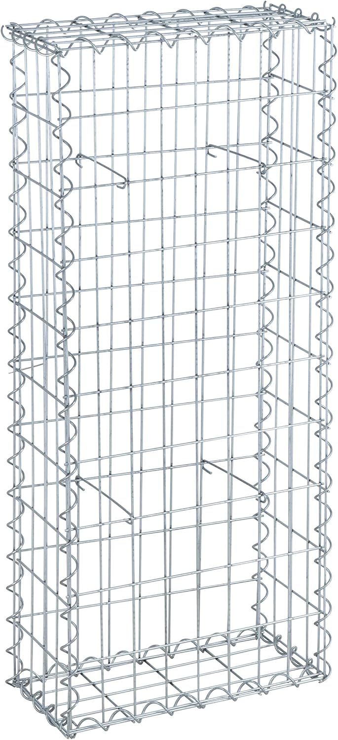 Spiral Steingabionen, Gabione, Steinkorb, Wand, Drahtkorb, Mauer (1 Stück 100x40x20 cm), 100x40x20 c