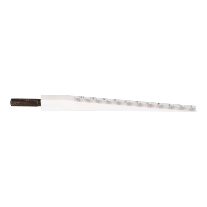 Präziser Messkeil Kunststoffmesskeil, mattverchromt, 0,5-11 mm, Skalenteilung 0,1 mm, Kunststoff