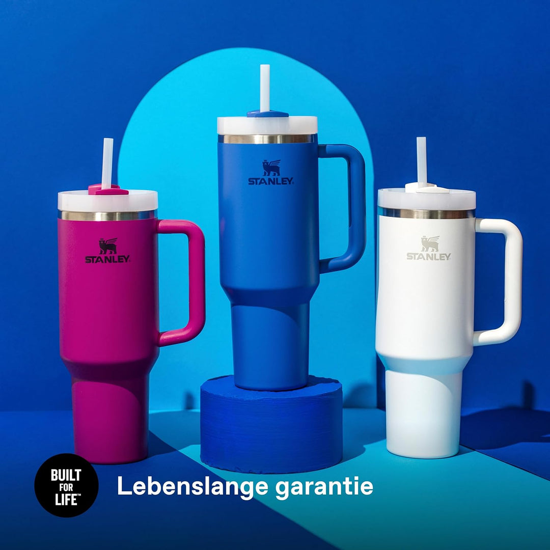 Stanley 1913 Quencher H2.0 Flowstate Trinkflasche Mit Strohhalm - Thermobecher Kühlt 11 Stunden - 48