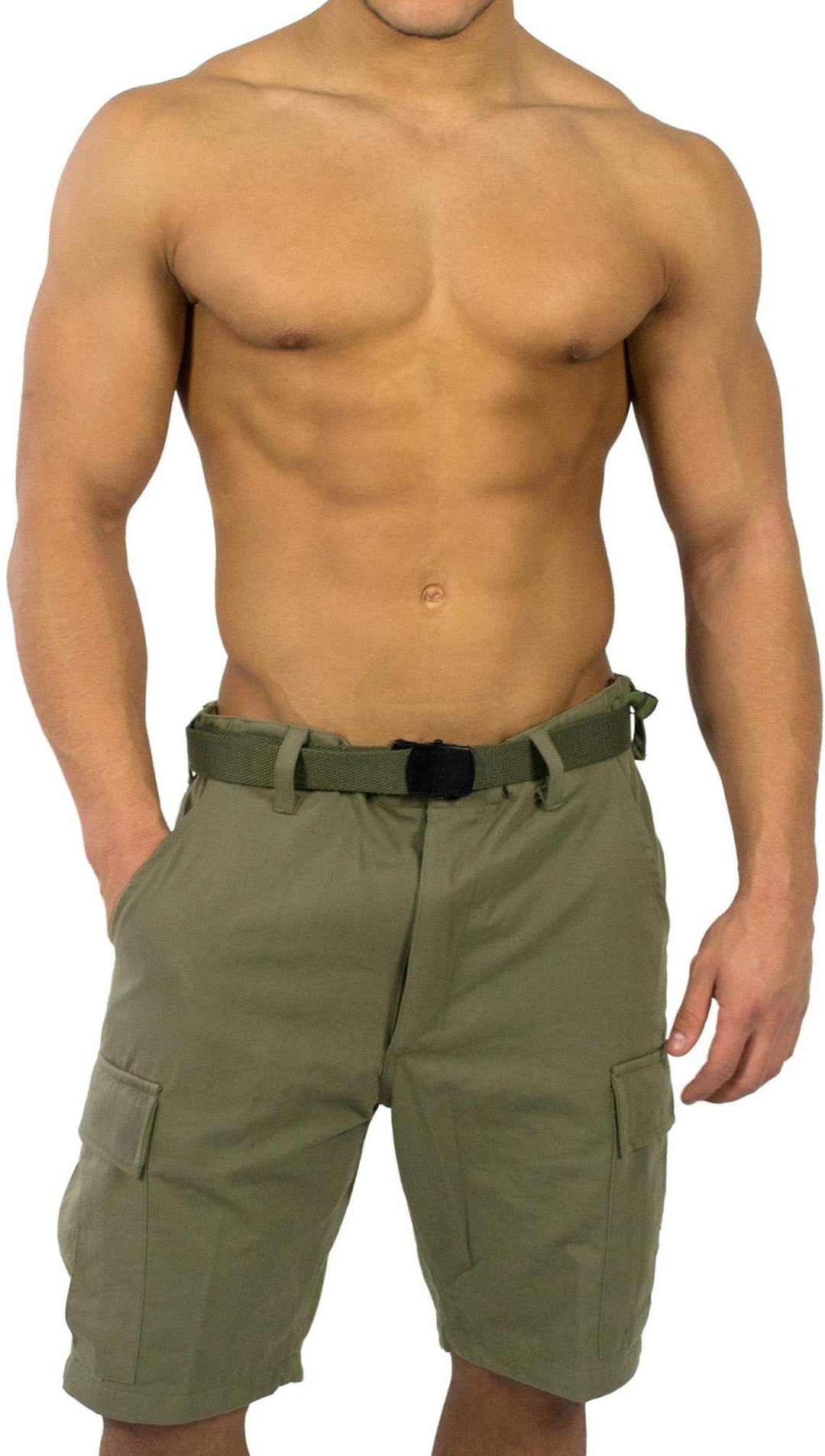 normani BDU Bermuda Short für Herren, Oliv