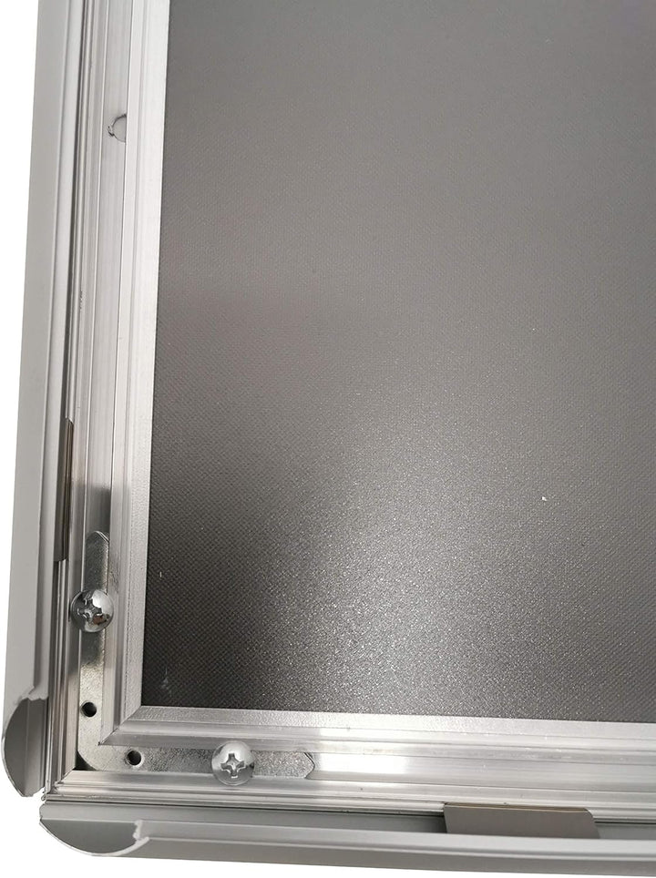 DisplayLager, Dänische Qualität - 10'er Sparpack Silber DIN A4 Klapprahmen mit 25mm Aluminium Profil