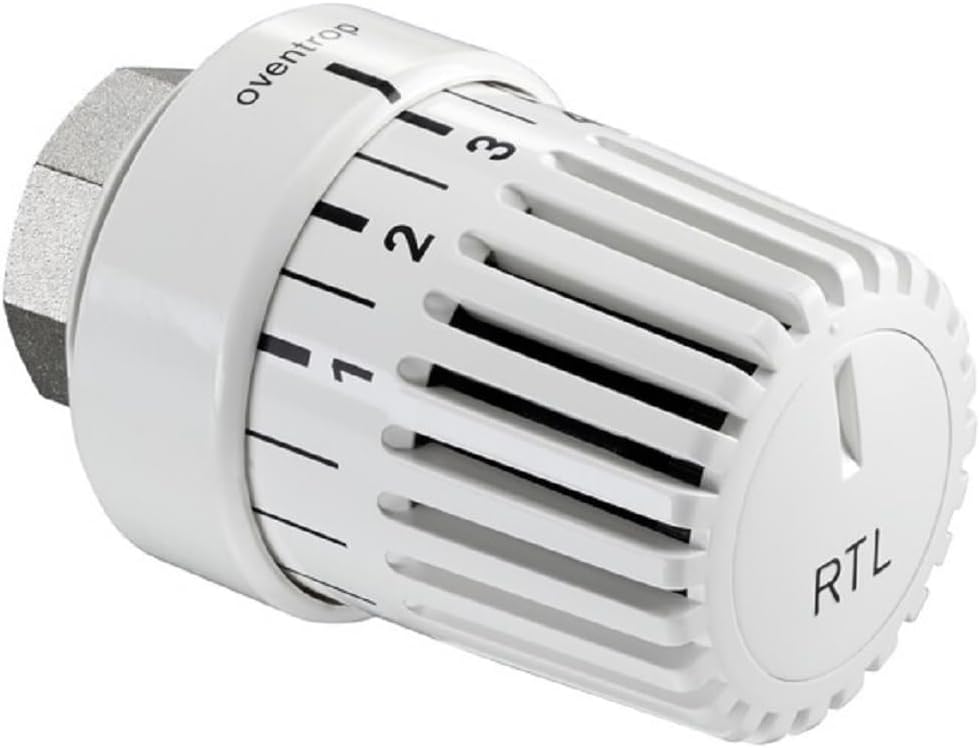 Ritzer by Oventrop Thermostat Uni RTLH weiss, 10-40°C für Rücklauftemperaturbegrenzung, passend für