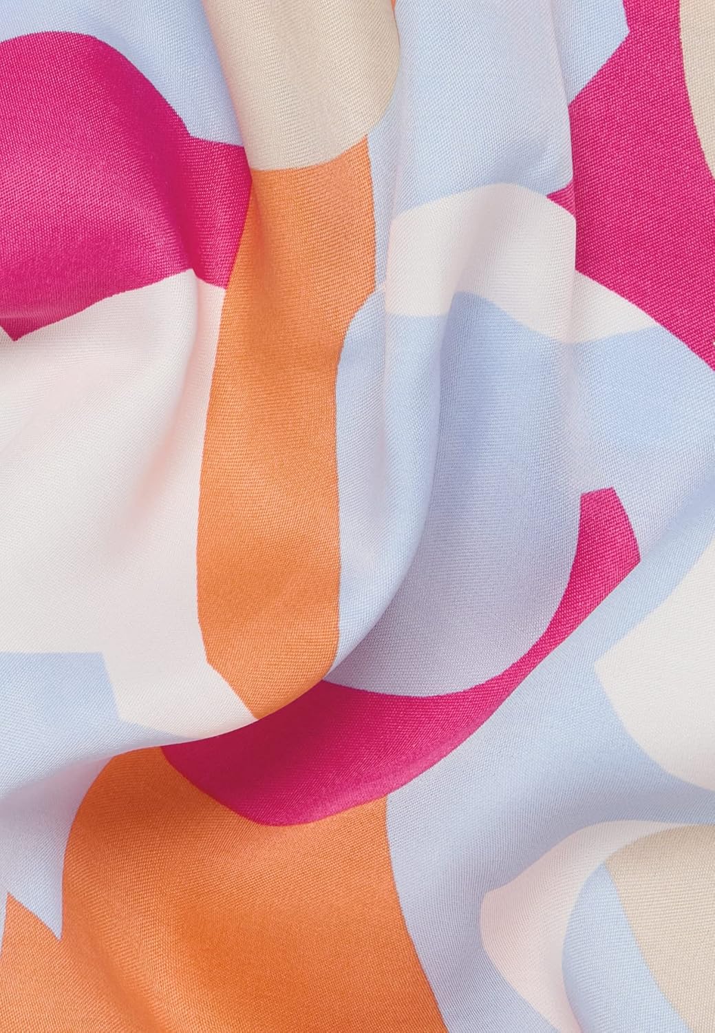 ETERNA Modern Fit Bluse Halbarm Kelchkragen Muster rosa 38, 38