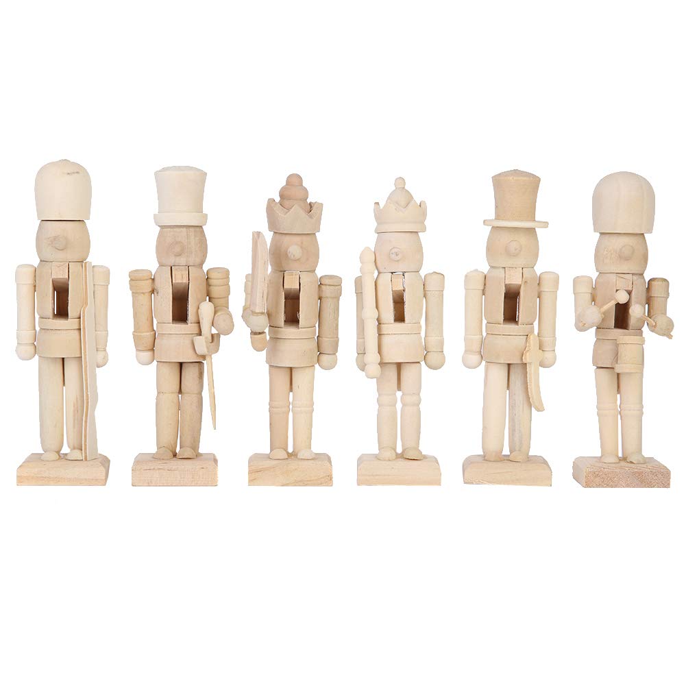 20CM Weihnachten Nussknacker Figuren, Holz Nussknacker Figur Soldat Weihnachtsdekoration,Weihnachten