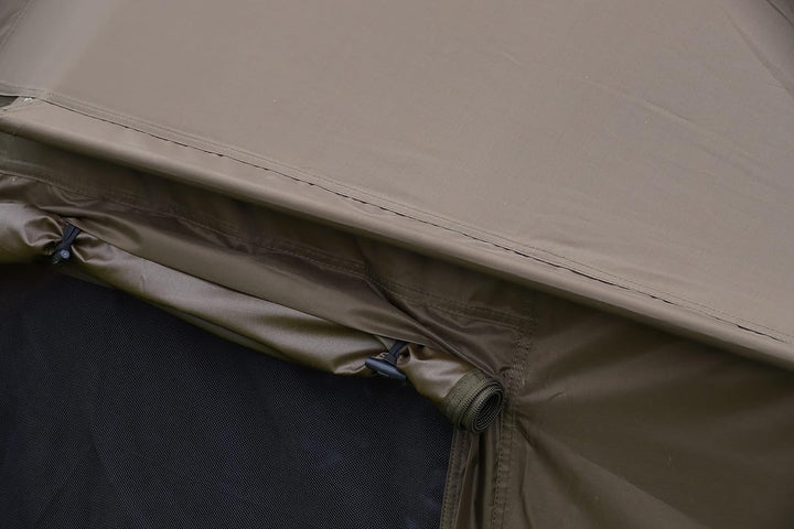 MK-Angelsport 1-2 Personen Karpfenzelt Angelzelt Bivvy Fort Knox 2.0 Anglerzelt - 160cm hohe Innenka