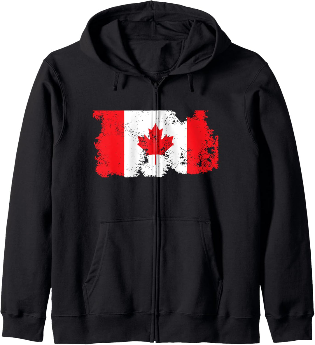 Kanada Flagge Ahornblatt Canada Vintage Kapuzenjacke