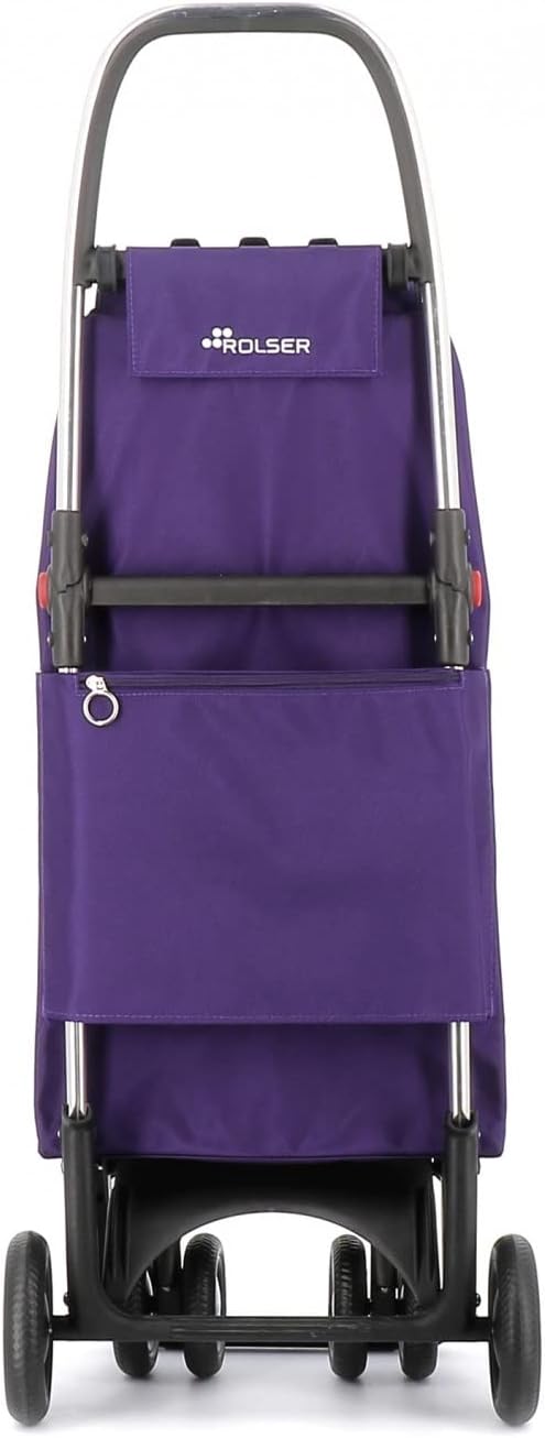 Klappbarer Einkaufstrolley Rolser I-Max MF 4 Räder (2 drehbare) - Violett, Violett