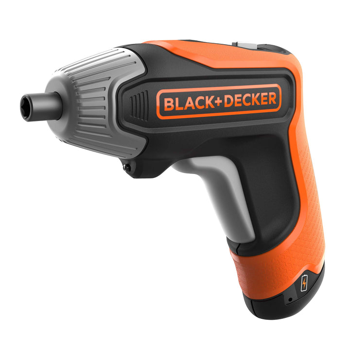 Black+Decker Akku-Schrauber (3.6 Volt, 5.5 Nm, mit LED-Licht, handlicher Schrauber für kleinere Schr