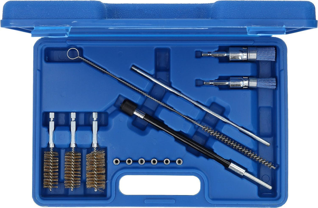 BRILLIANT TOOLS BT551380 Injektorsitz- und Schacht-Reinigungs-Satz, 14-tlg. [Powered by KS Tools]